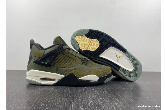 4 SE Jordan Medium Retro  FB9927-200  Olive FB9927-200  Craft  0319